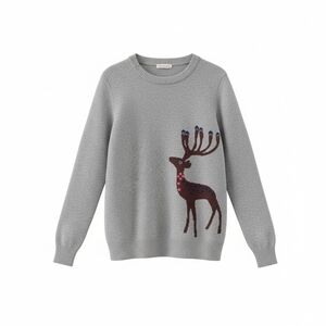 LOFT Light Gray Knit Sweater